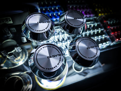 Volk Rays Style Challenge Series F ZERO/57PRO Diamond Silver Forged Edition Centre Caps
