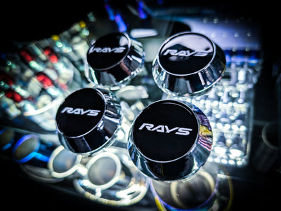 Volk Rays Style Challenge Series F ZERO/57PRO Chrome and Black Centre Caps