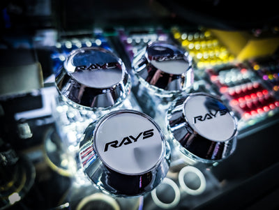 Volk Rays Style Challenge Series F ZERO/57PRO Double Chrome Centre Caps