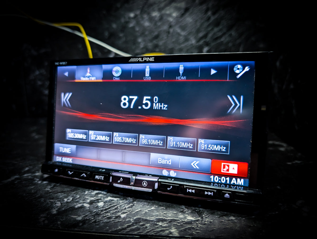 ALPINE Bluetooth Touchscreen Double Din Car Stereo – Mitch's Garage