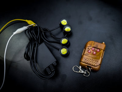 Super Bright 4 x LED Strobe Show Light KIT