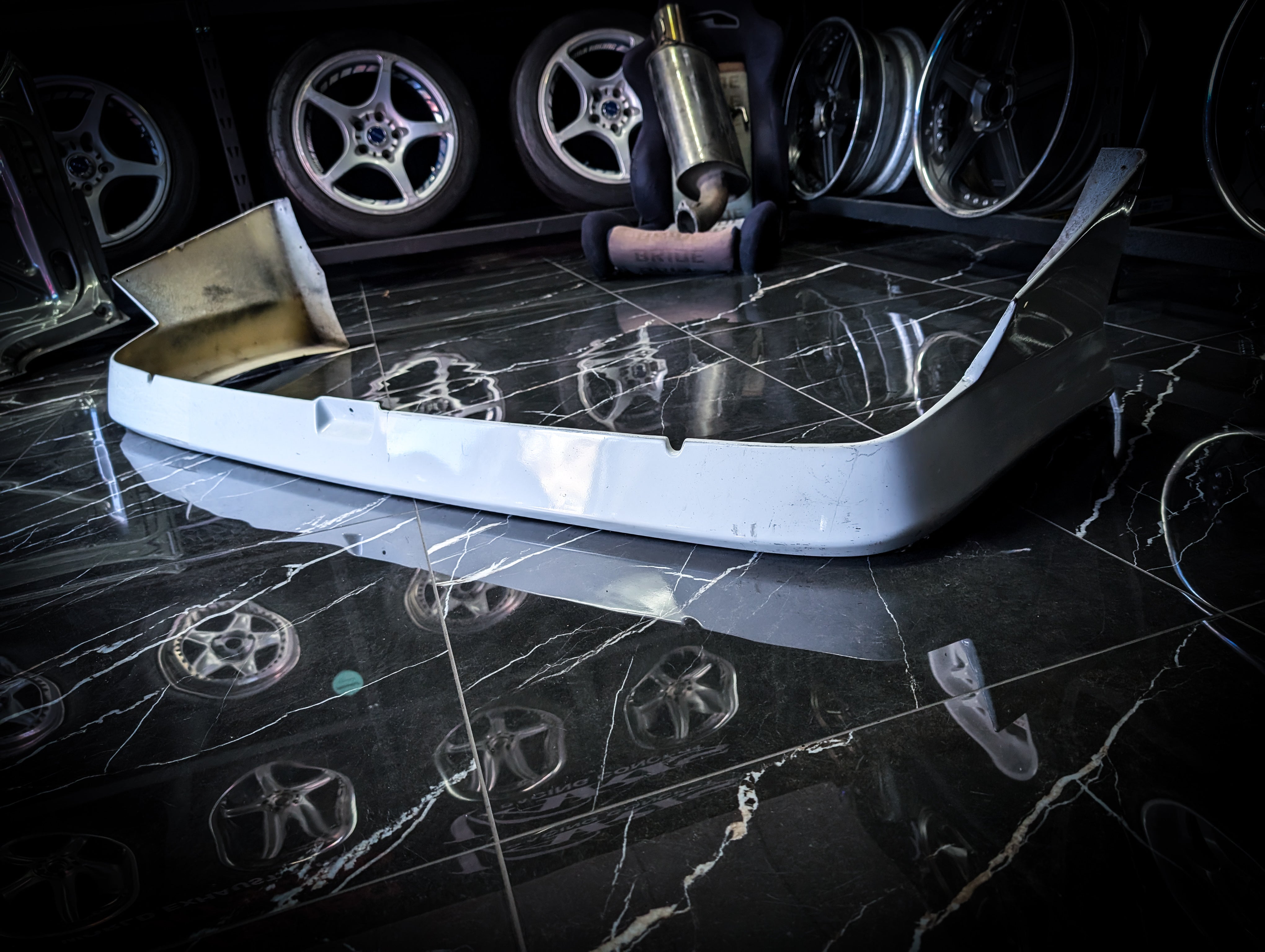 Nissan Skyline R32 Sedan Rear Fiberglass Lip