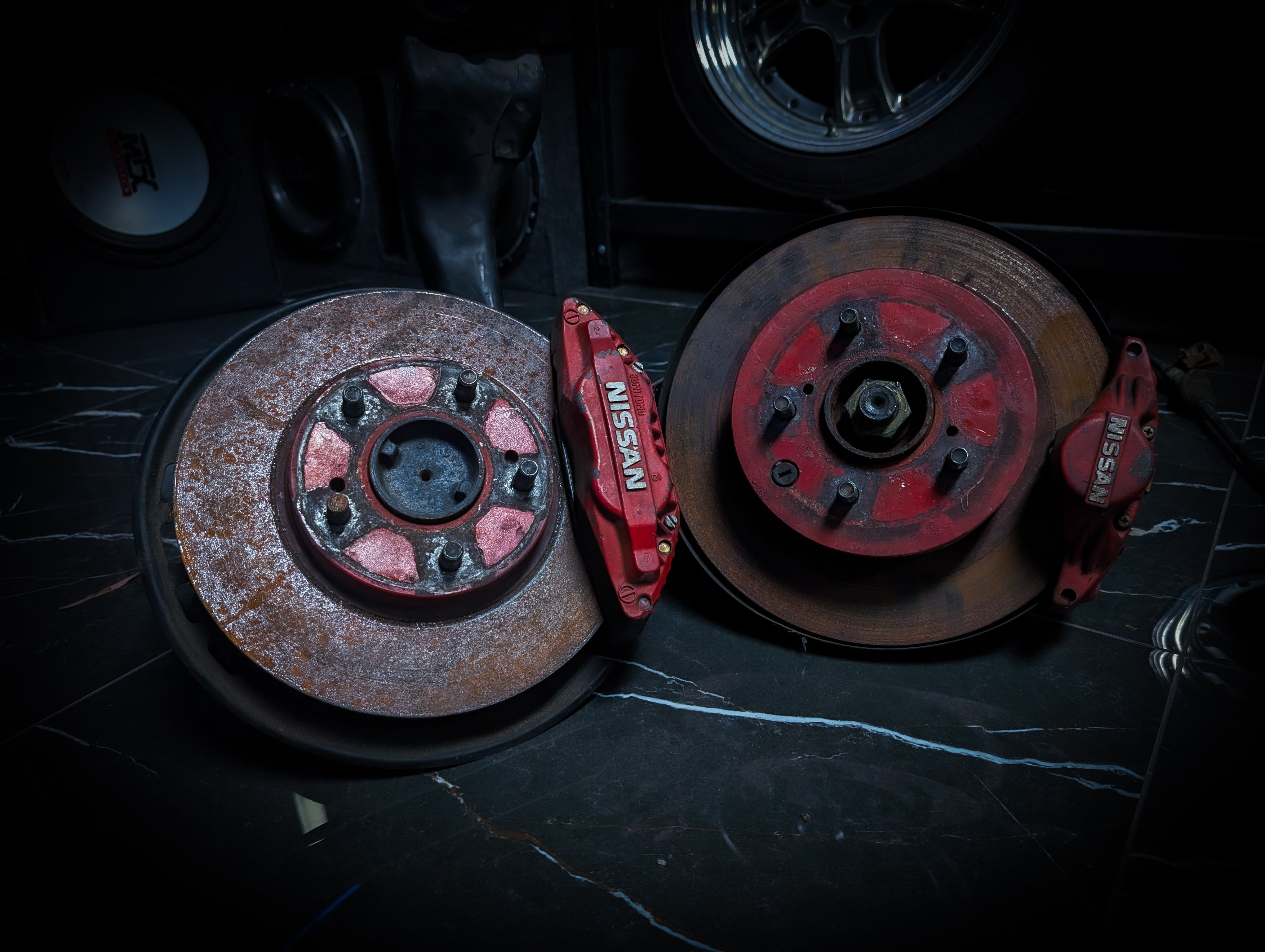 Nissan R32 Skyline GTST Full Hub and Brake 5 Stud Assembly