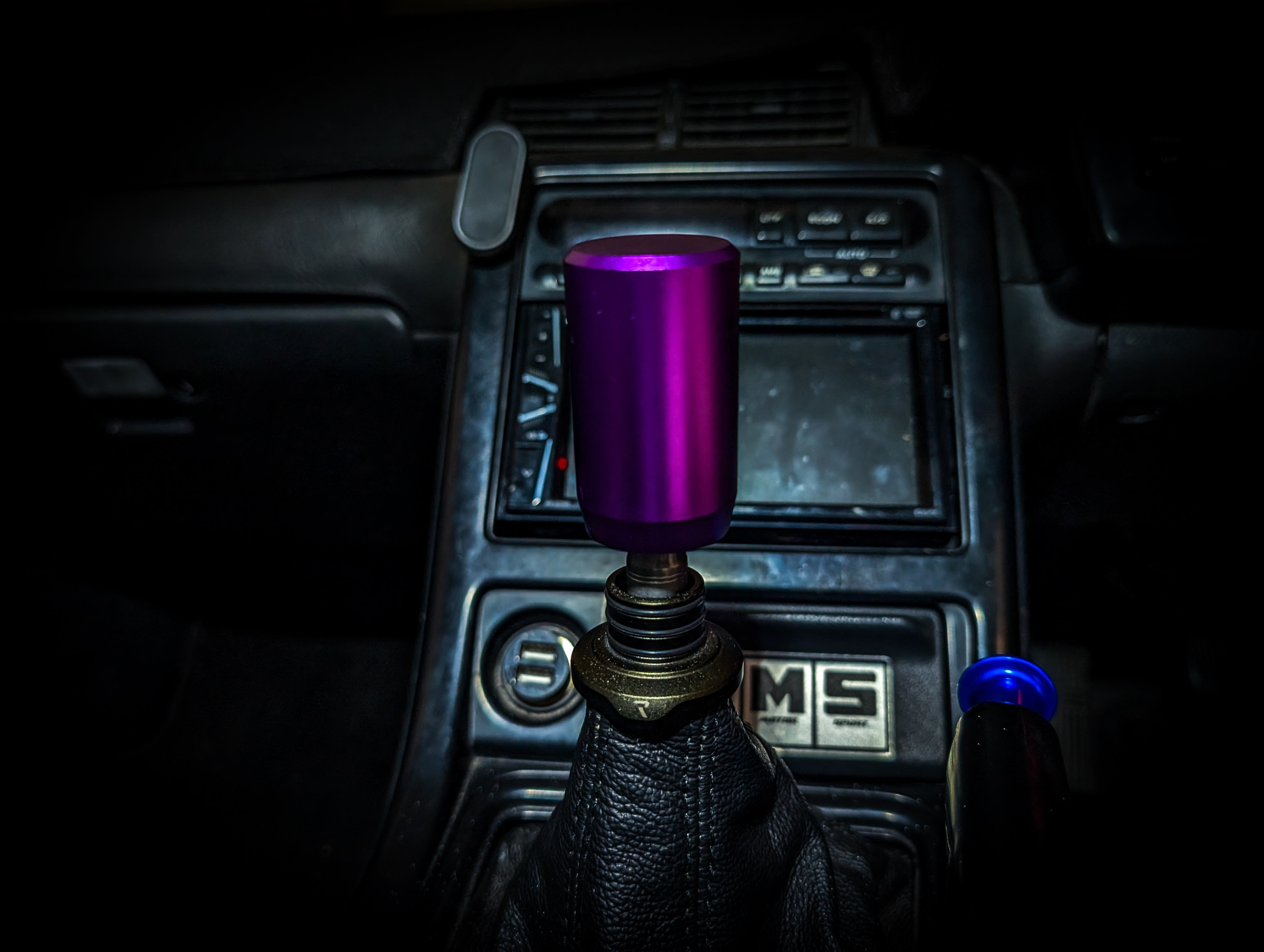 Royal Purple Thick Grip Short Manual Gear Knob