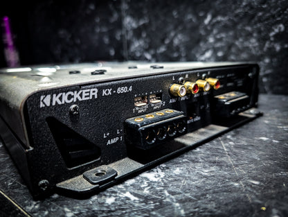 KICKER KX Series 4 Channel 650watt Rms Amplifier