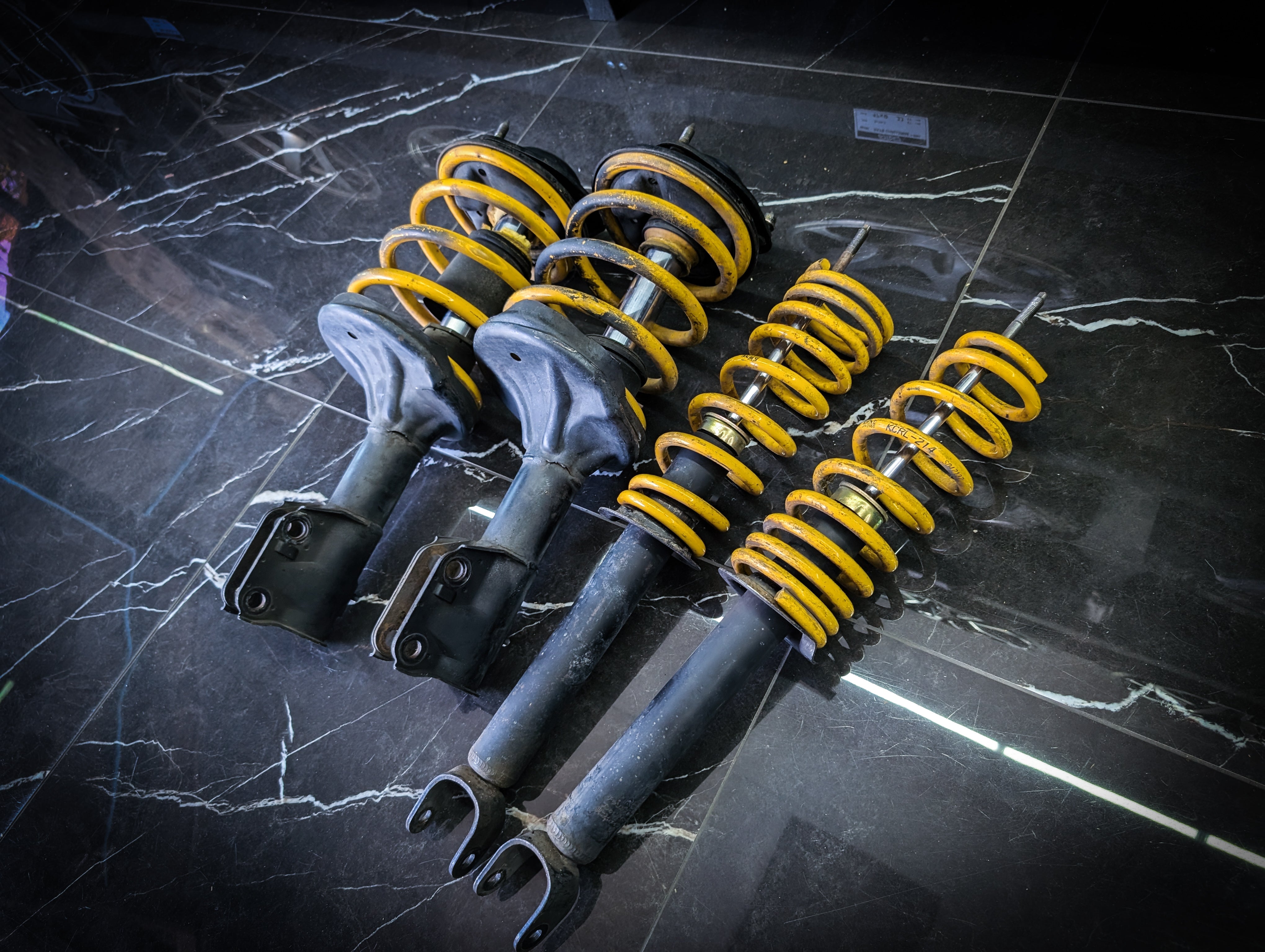 KINGS Mitsubishi EVO 7/8/9 Super Low Springs + OEM Struts