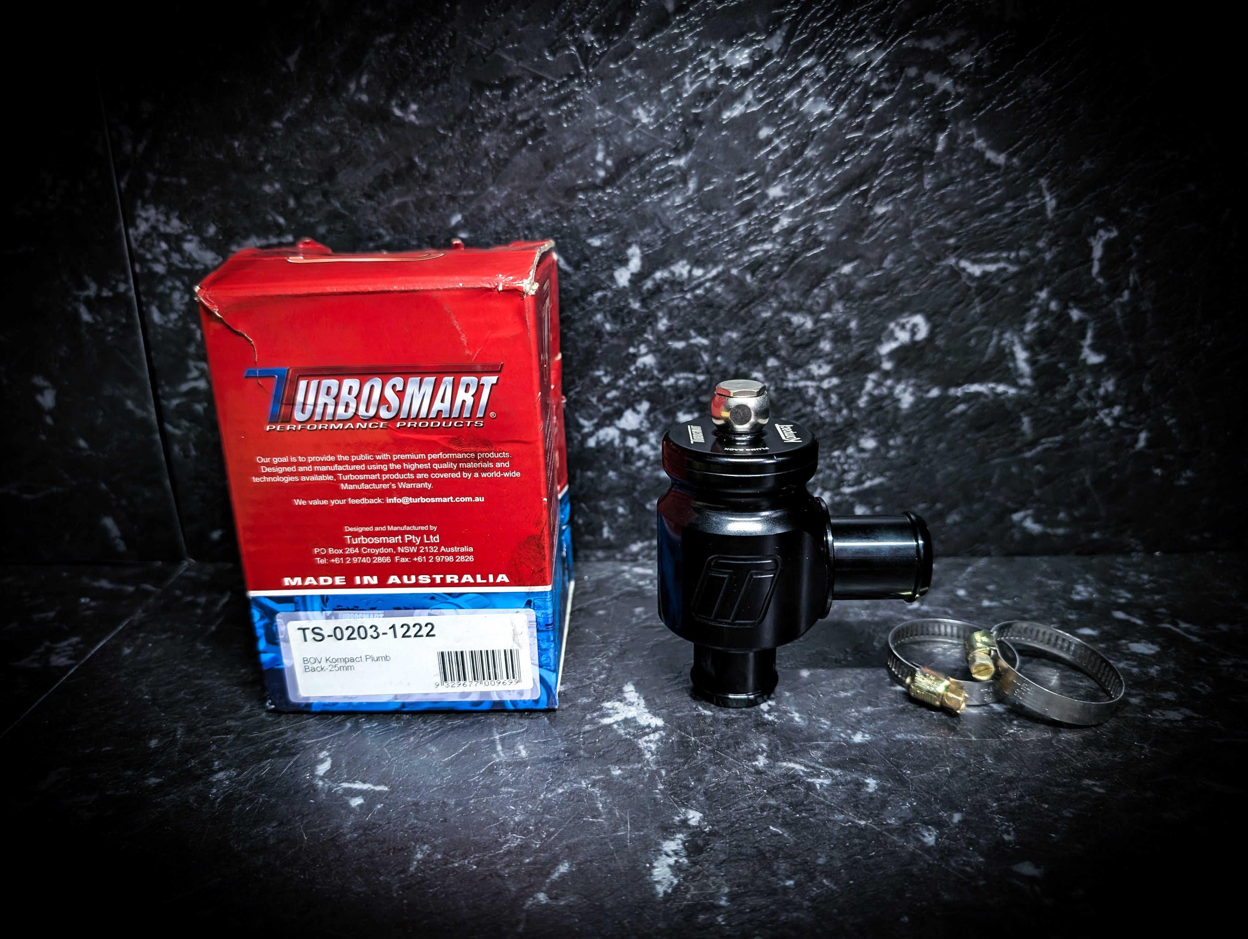 TurboSmart KOMPACT Plumb Back Blow Off Valve 25mm