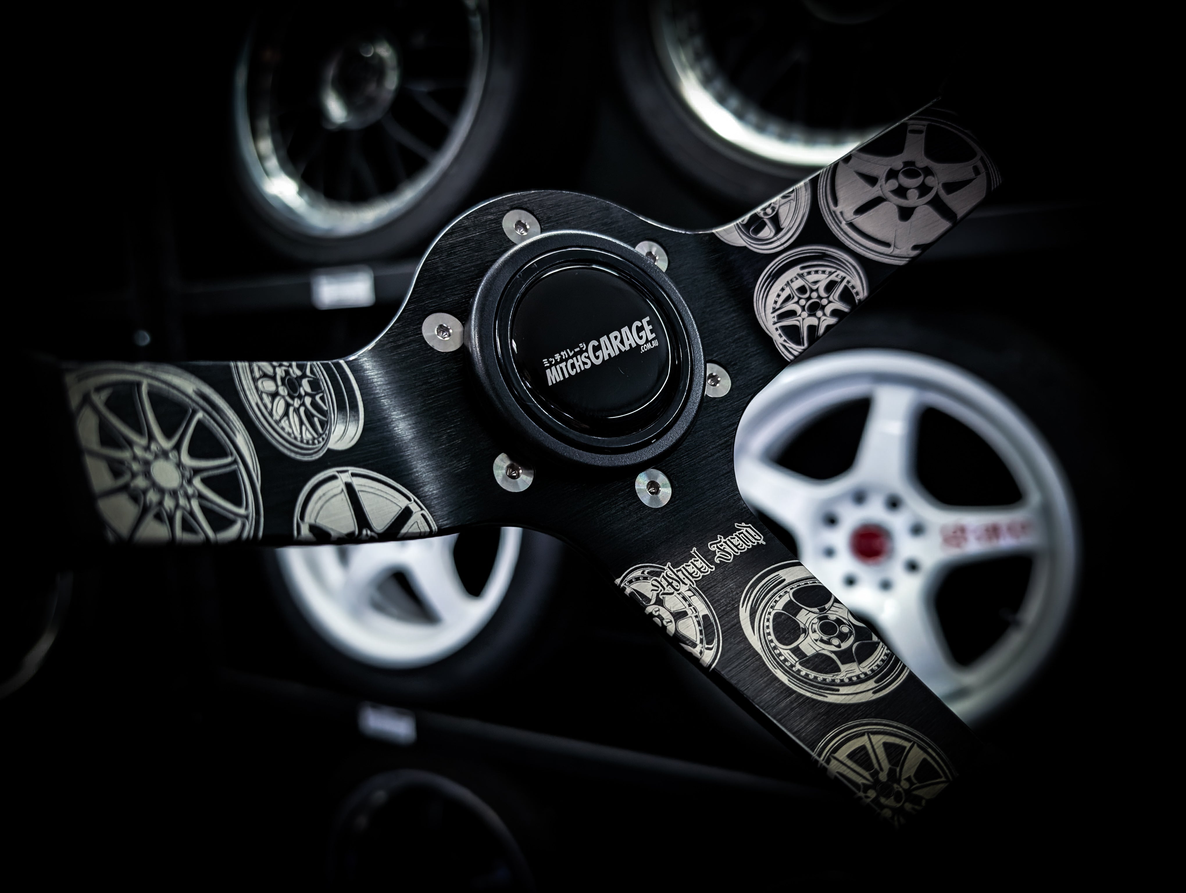 LIMITED EDITION - Wheel Fiend - Deep Dished Black Leather Steering Wheel