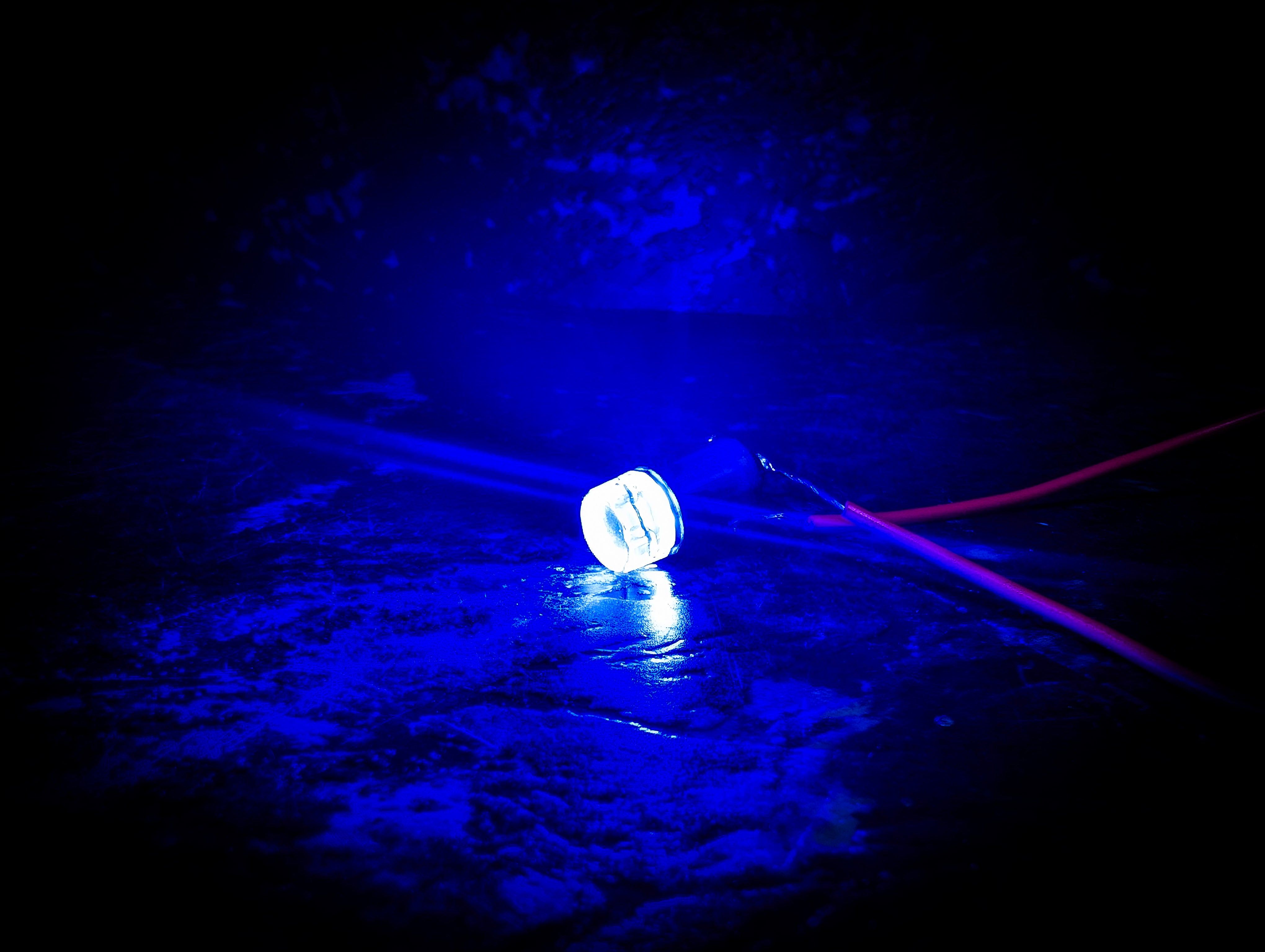 x1 Deep Blue BA9s Led Car Globe