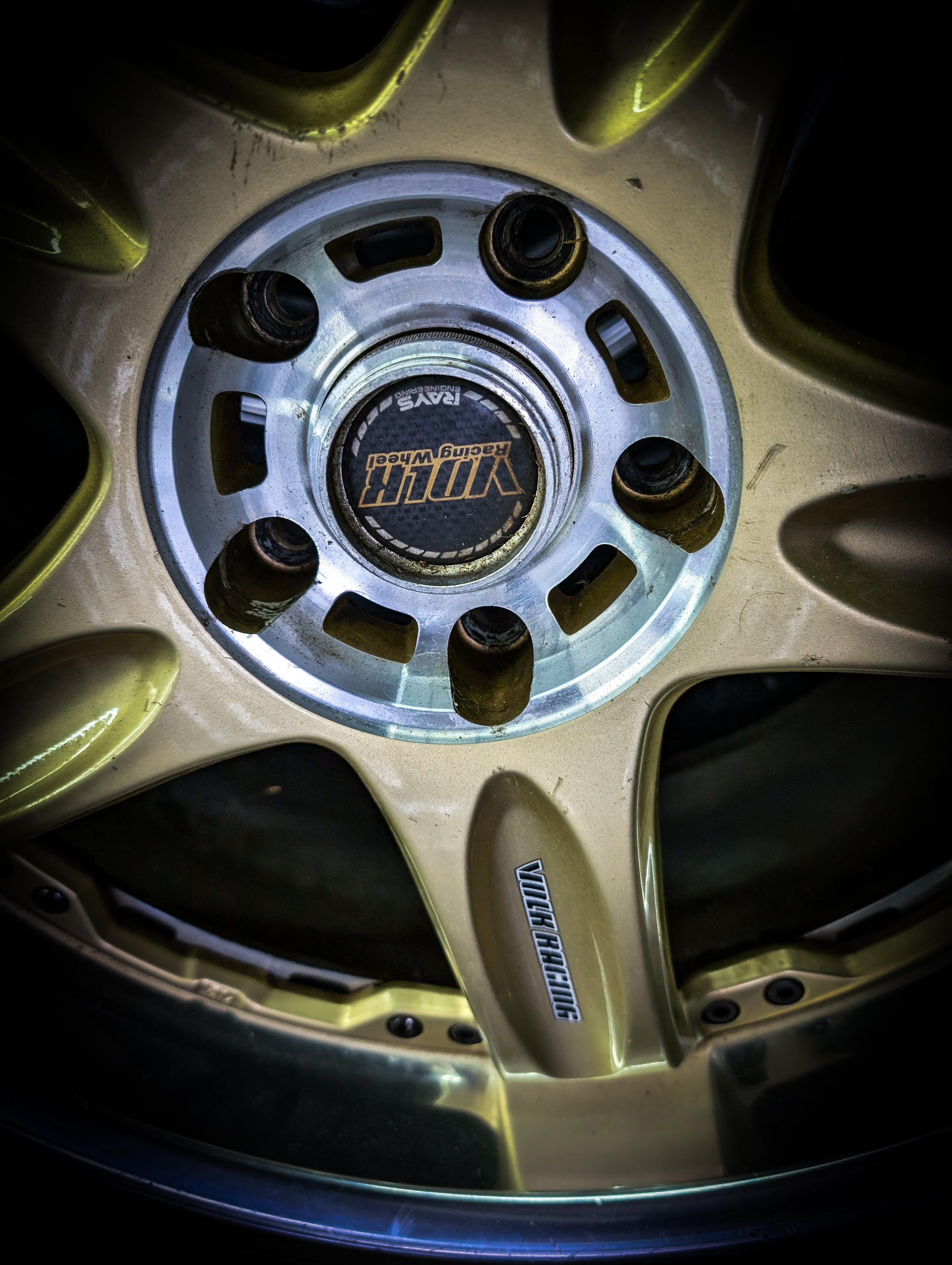 20" Volk Rays GT-C FACE I Top Secret Gold Multi Piece Split Staggared Wheels x 4