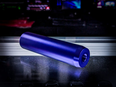 Deep Blue Thick Grip Short or Tall Manual Gear Knobs