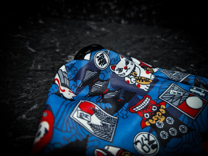 Japanese Comic Theme Blue Manual Gear Boot