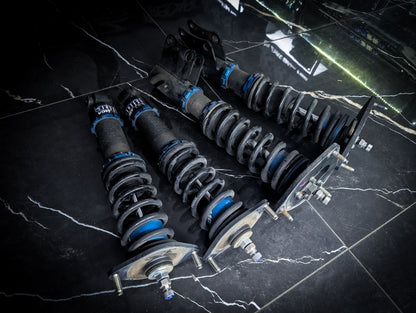 SUBARU IMPREZA WRX/STI G3/GE/GH/GR/GV 08 - 14 MCA V3 Blue Sports Fully Adjustable Coilovers