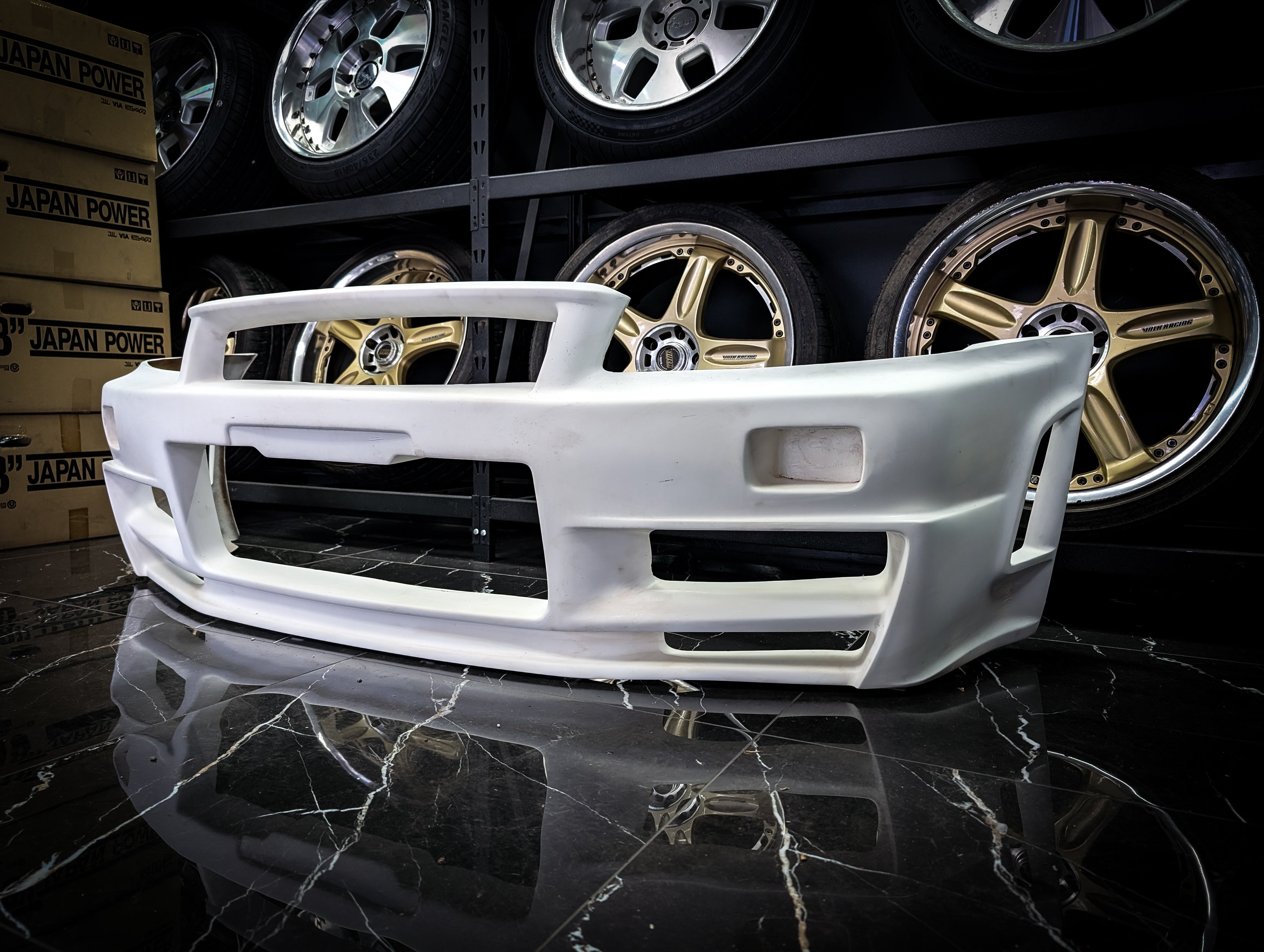 Nissan R34 Skyline Coupe Z Tune Style Fibreglass Widebody Kit