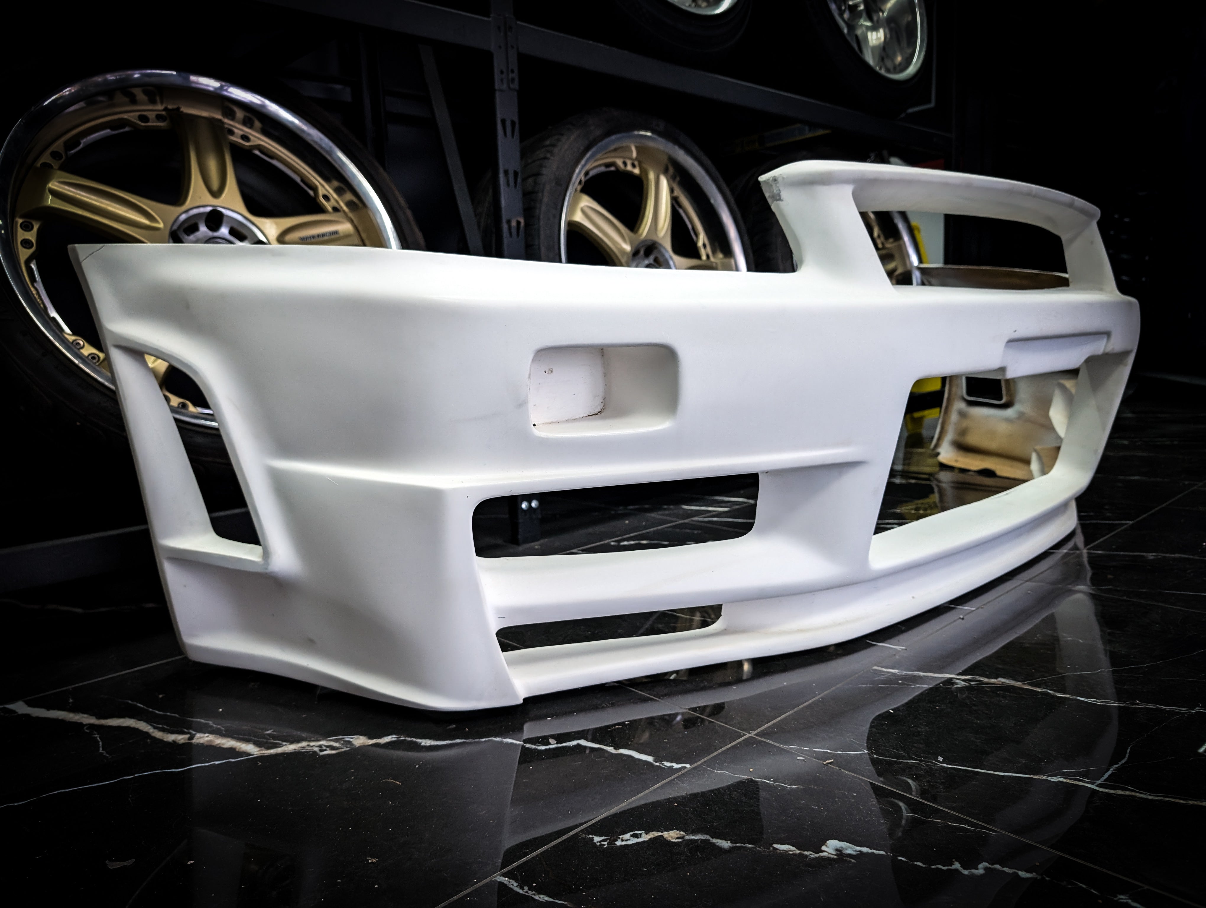 Nissan R34 Skyline Coupe Z Tune Style Fibreglass Widebody Kit