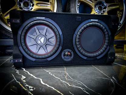 Kicker 10" Dual TRTP CompRT Down-Firing 400watt Rms Subs