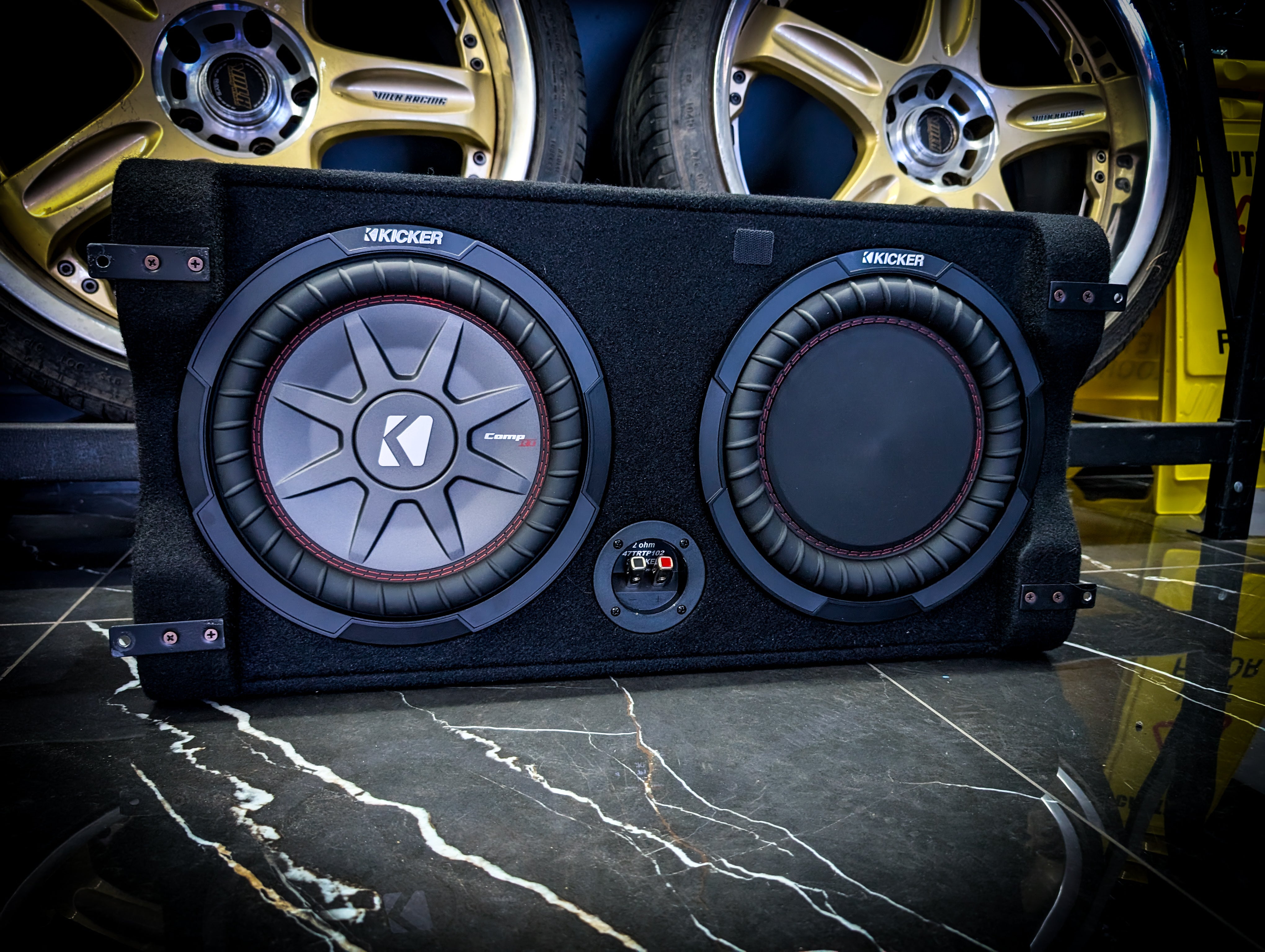 Kicker 10" Dual TRTP CompRT Down-Firing 400watt Rms Subs