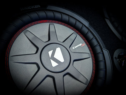 Kicker 10" Dual TRTP CompRT Down-Firing 400watt Rms Subs