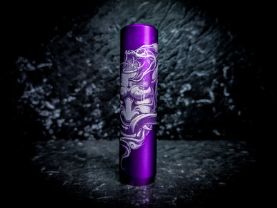"Hannya Mask & Snake" Thick Grip Tall Manual Gear Knob