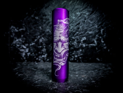 "Hannya Mask & Snake" Thick Grip Tall Manual Gear Knob