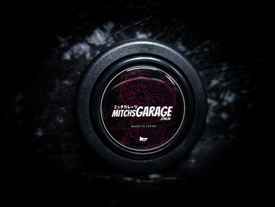 Mitch's Garage Red Dragon Steering Wheel Horn Button
