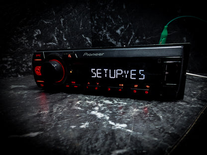 PIONEER Bluetooth Single Din Car Stereo