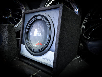 12" ALPINE TYPE R Series 1500watt Slot Ported Subwoofer