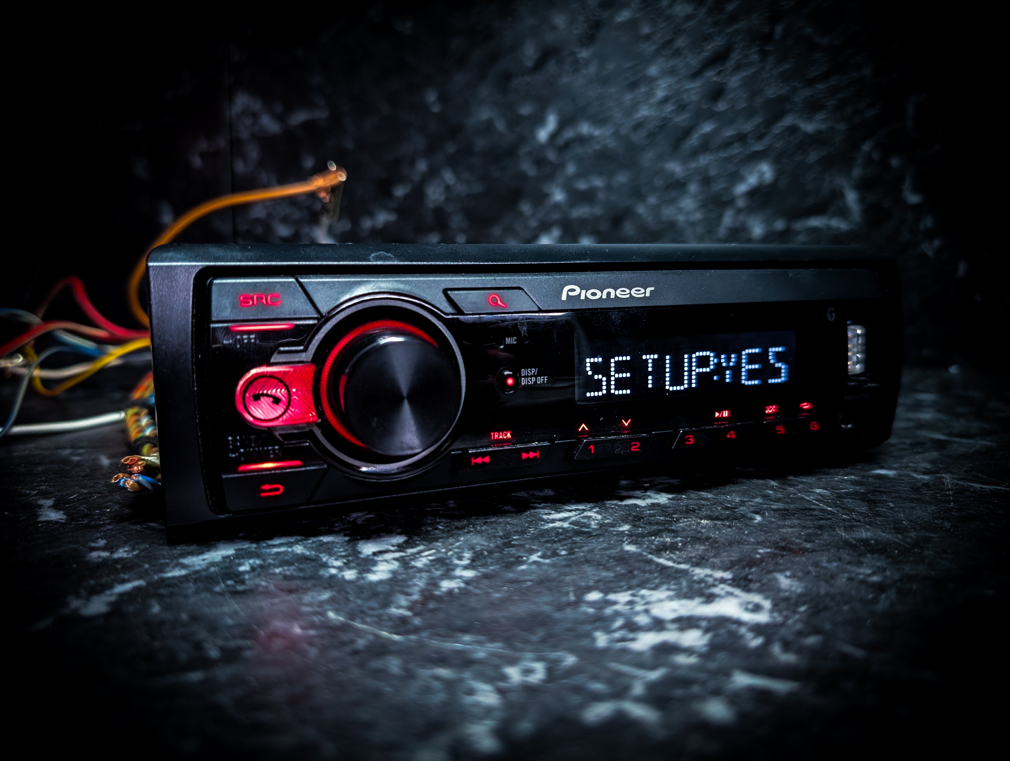 PIONEER Bluetooth Single Din Car Stereo