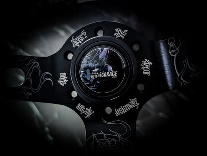 Mitch's Garage Oni & Python Steering Wheel Horn Button