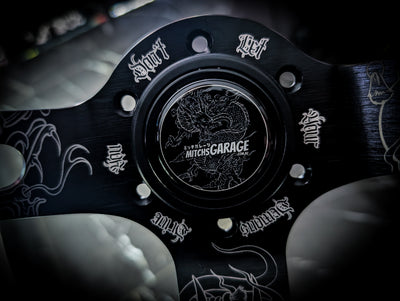 Mitch's Garage Traditional Dragon Steering Wheel Horn Button