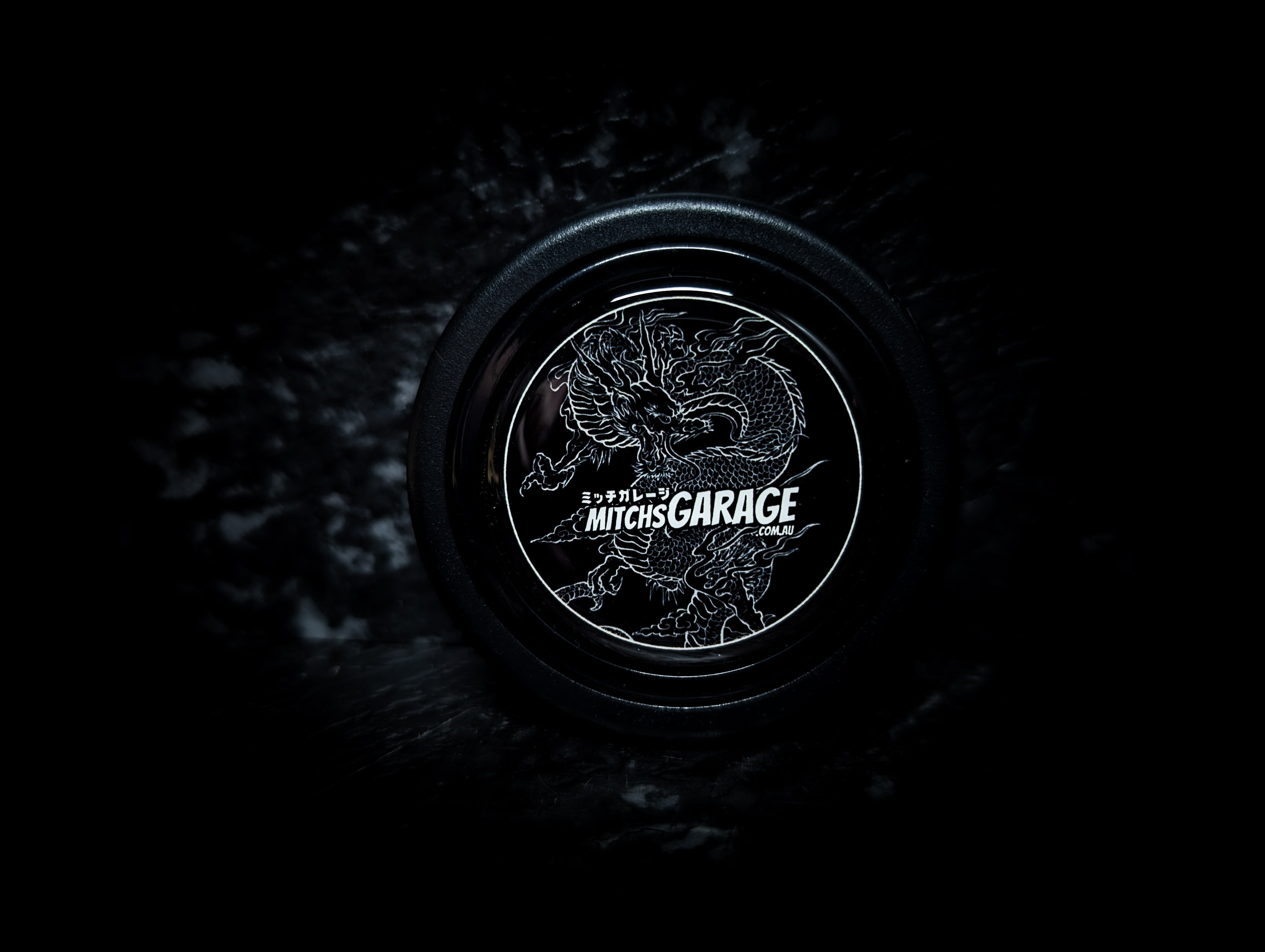Mitch's Garage Traditional Dragon Steering Wheel Horn Button