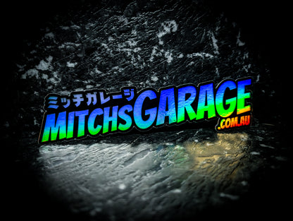 Mitch's Garage Slap Stickers