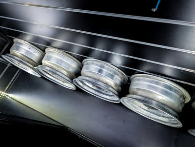 10" SSR MK1 Vintage Polished Staggered Wheels x 4
