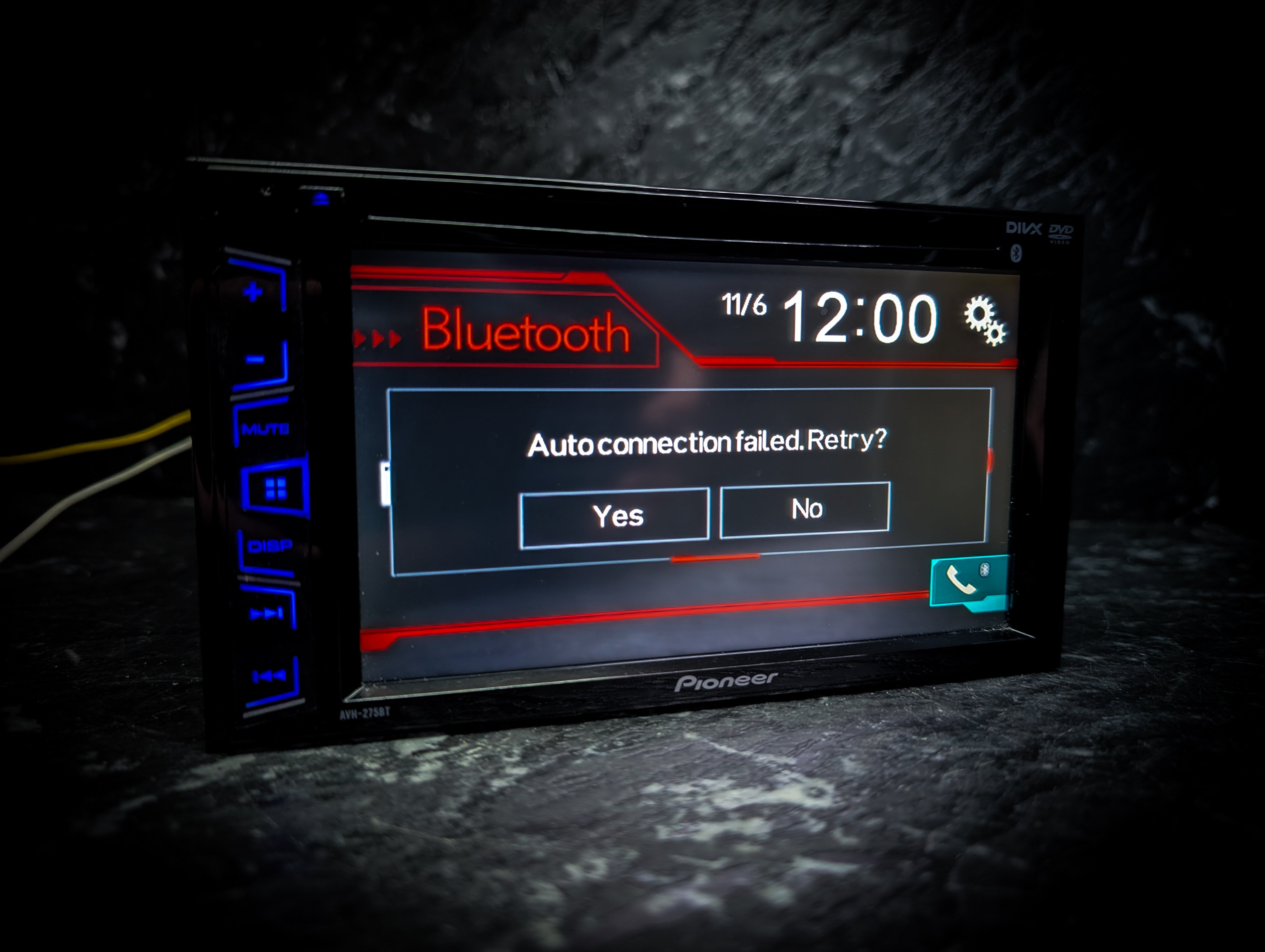 PIONEER Bluetooth Touchscreen Double Din Car Stereo