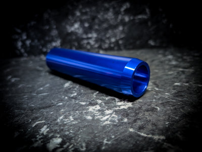 LIMITED EDITION - Anodized Mirror Blue V2 Weighted Tall Thick Grip Manual Gear Knob