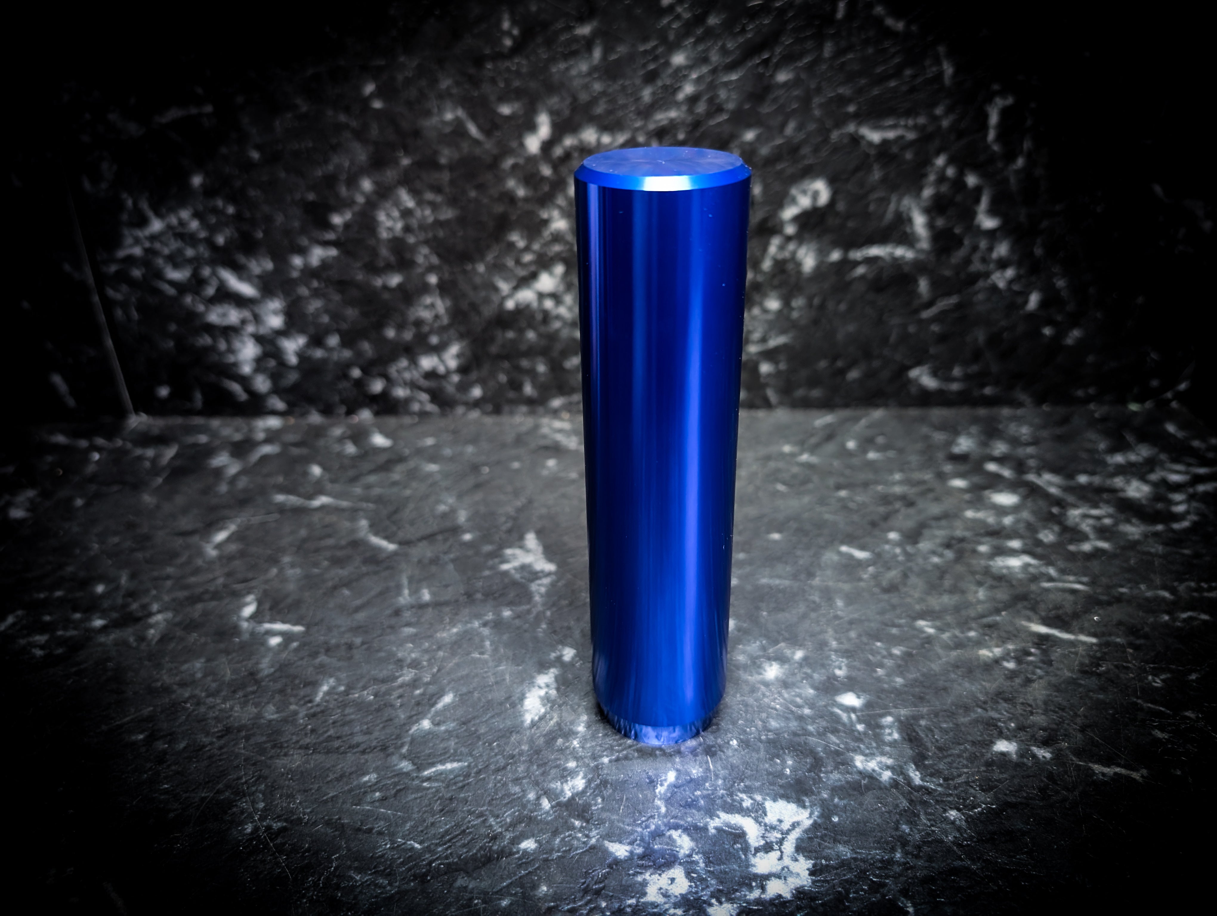 LIMITED EDITION - Anodized Mirror Blue V2 Weighted Tall Thick Grip Manual Gear Knob