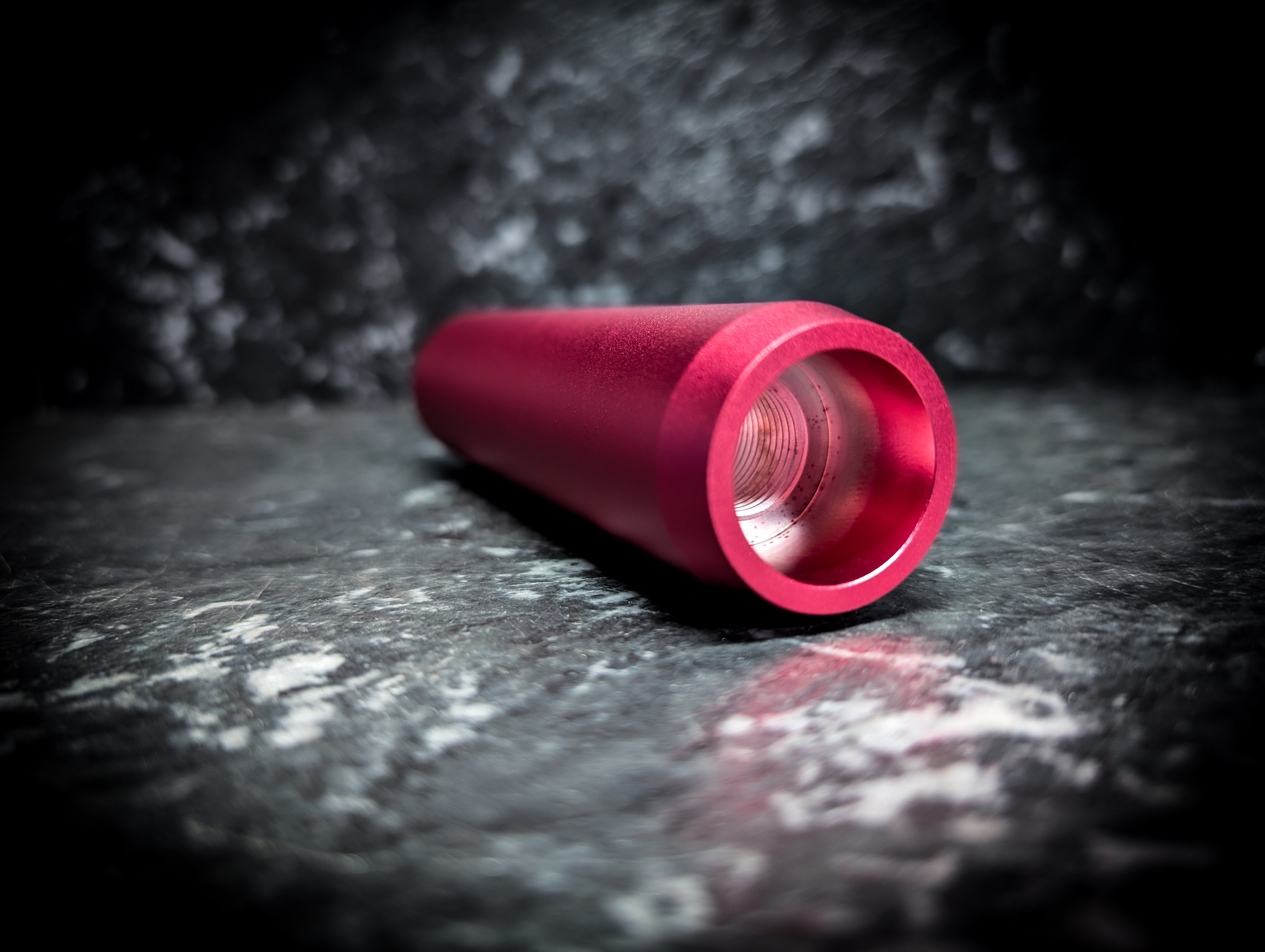 Anodized Pink V2 Weighted Tall Thick Grip Manual Gear Knob