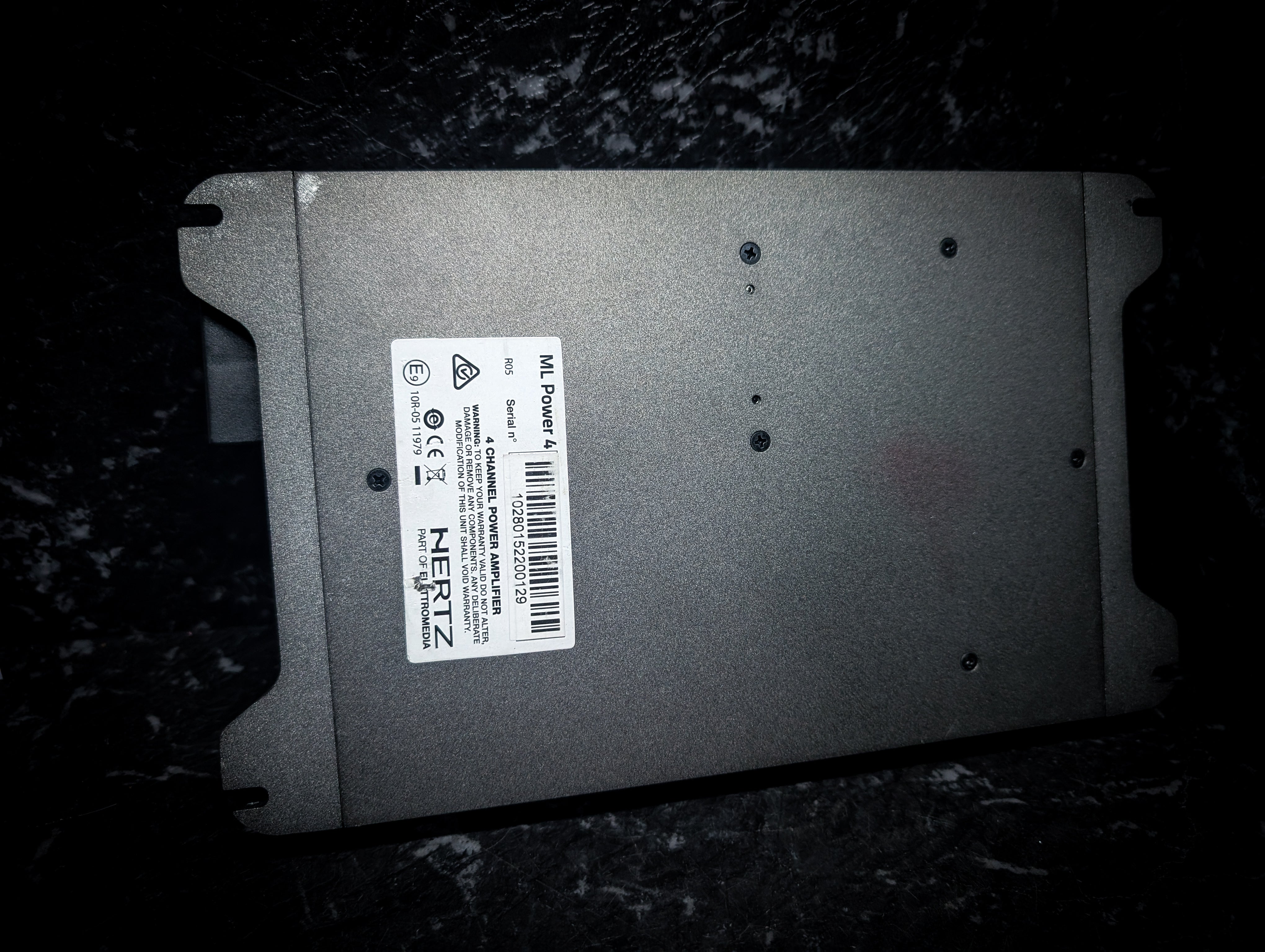 HERTZ MLPOWER4 1000watt Rms D Class 4 Channel Amplifier
