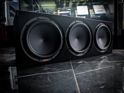 10" HERTZ Mille PRO Triple 1800watts RMS Subwoofers in Custom Enclosure
