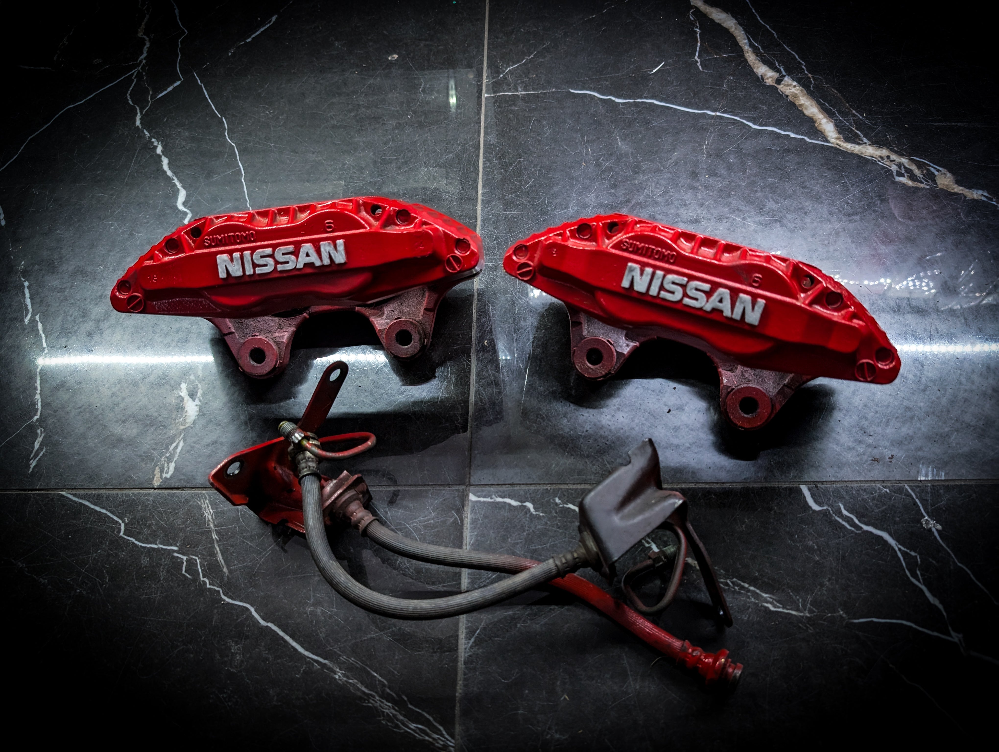 NISSAN Z32/R32 Front Sumitomo 4 Pot Brake Calipers