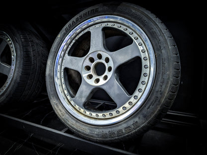16" RIVERSIDE SFOZRO 3 Piece Wheels x 4