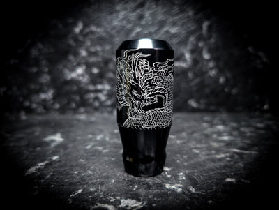 Dragon Etched Stubby Manual Gear Knob