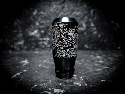 Dragon Etched Stubby Manual Gear Knob