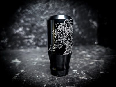 Dragon Etched Stubby Manual Gear Knob