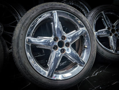 17" Chrome Star Wheels x 4