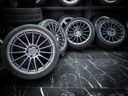 18" KOYA Gunmetal SF05 Semi Forged Concave Wheels x 4
