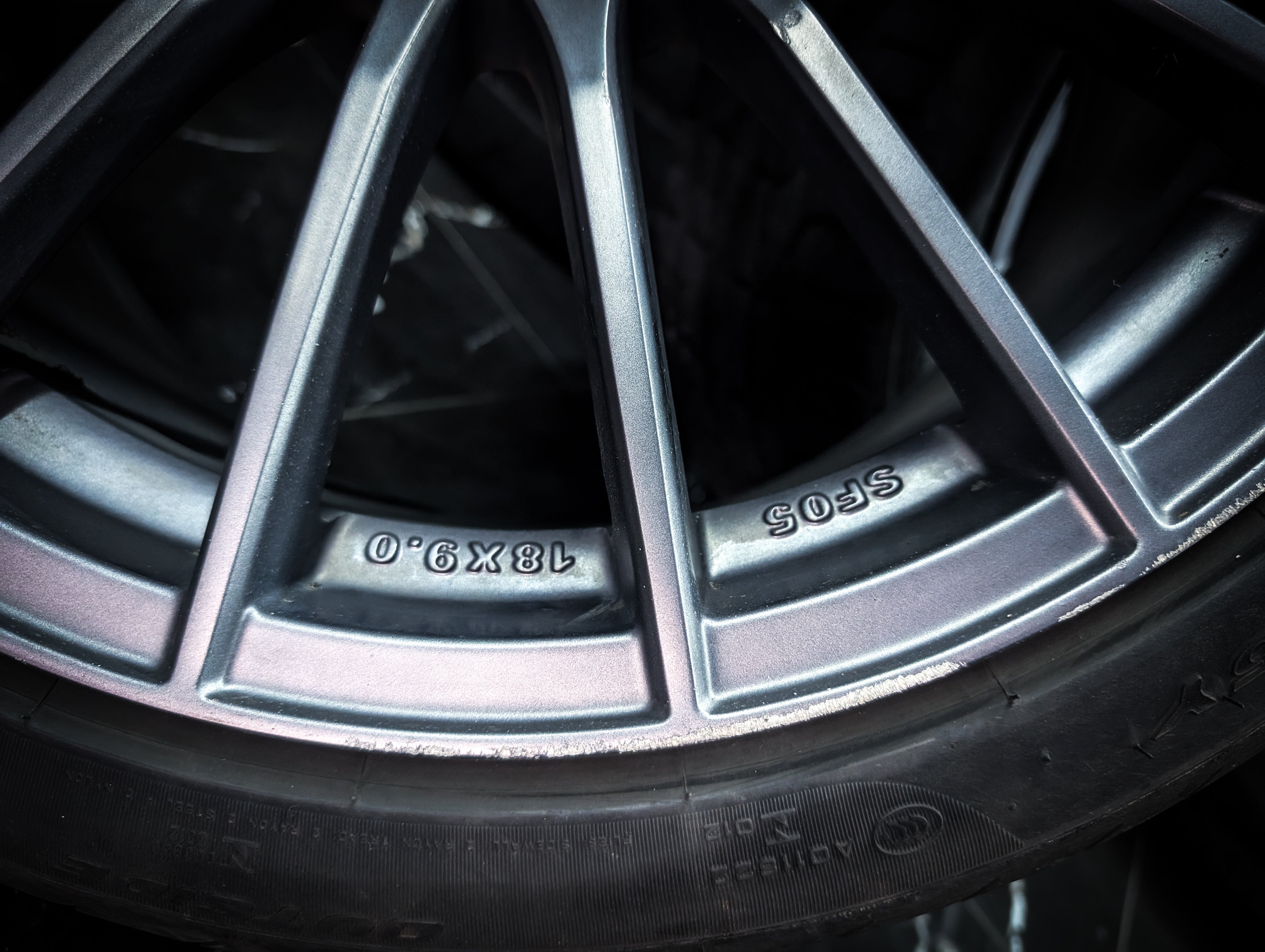 18" KOYA Gunmetal SF05 Semi Forged Concave Wheels x 4