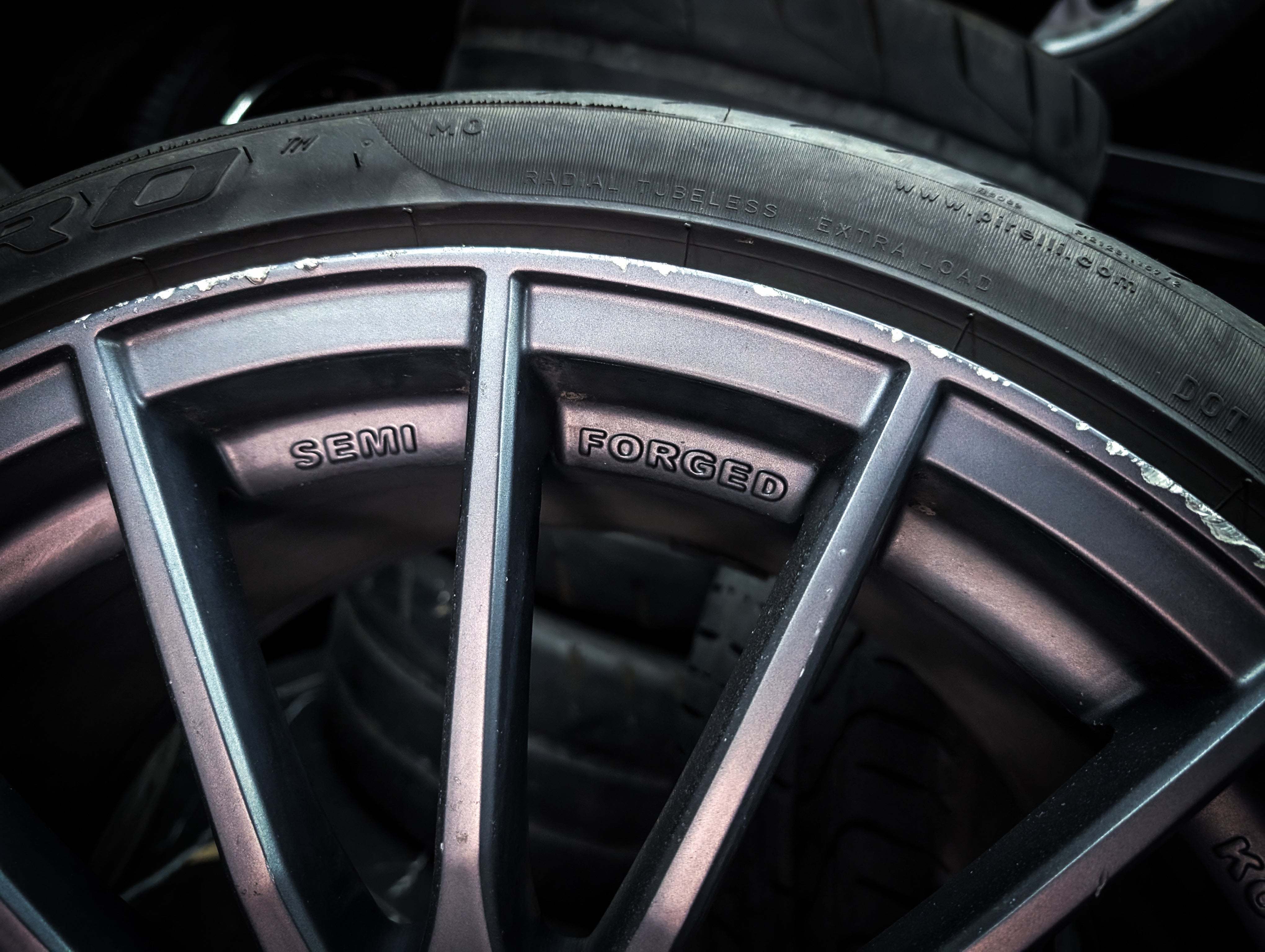 18" KOYA Gunmetal SF05 Semi Forged Concave Wheels x 4