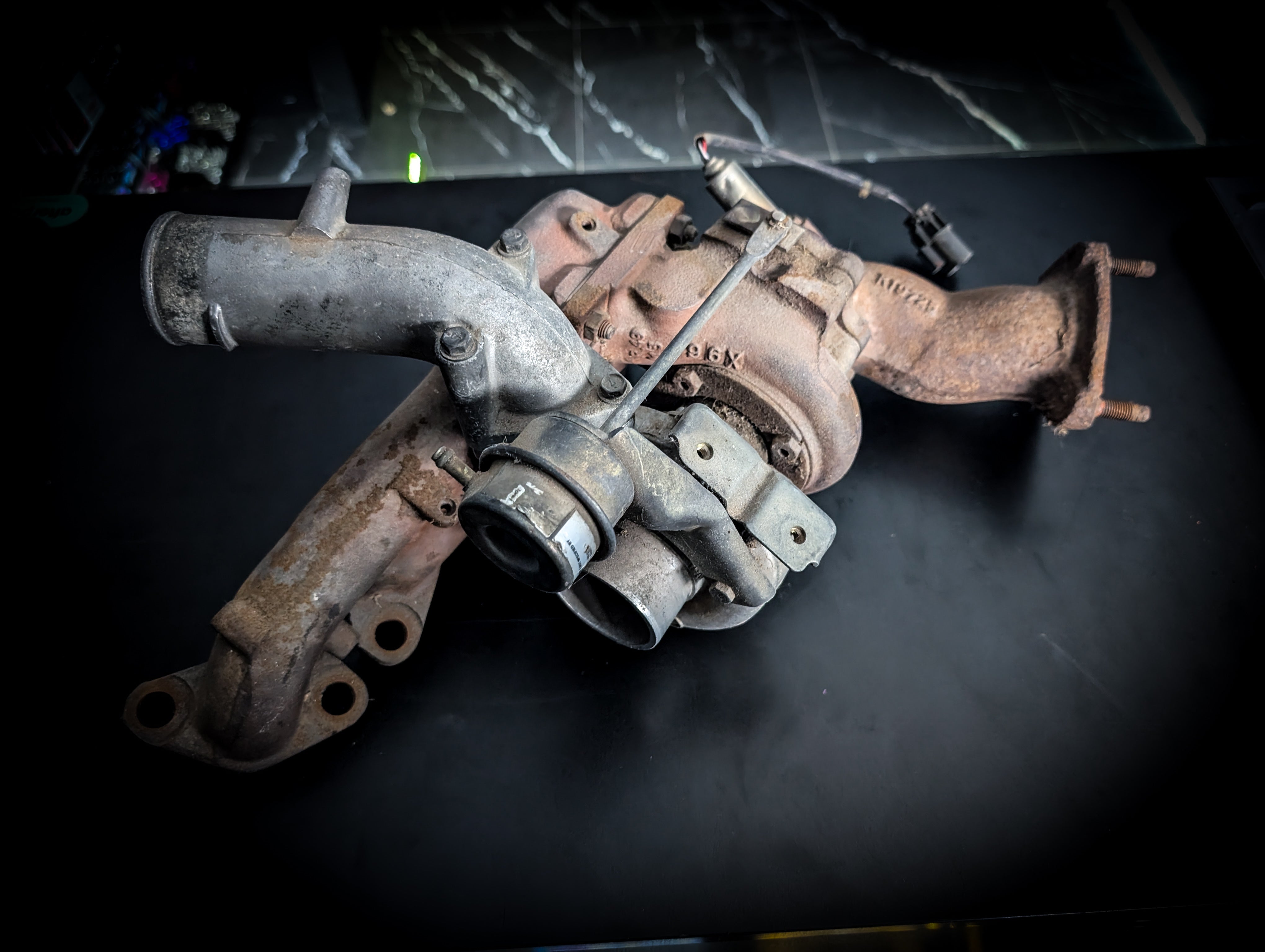 Nissan CA18DET GARRETT Turbo Complete with Dump and Exhaust Manifold
