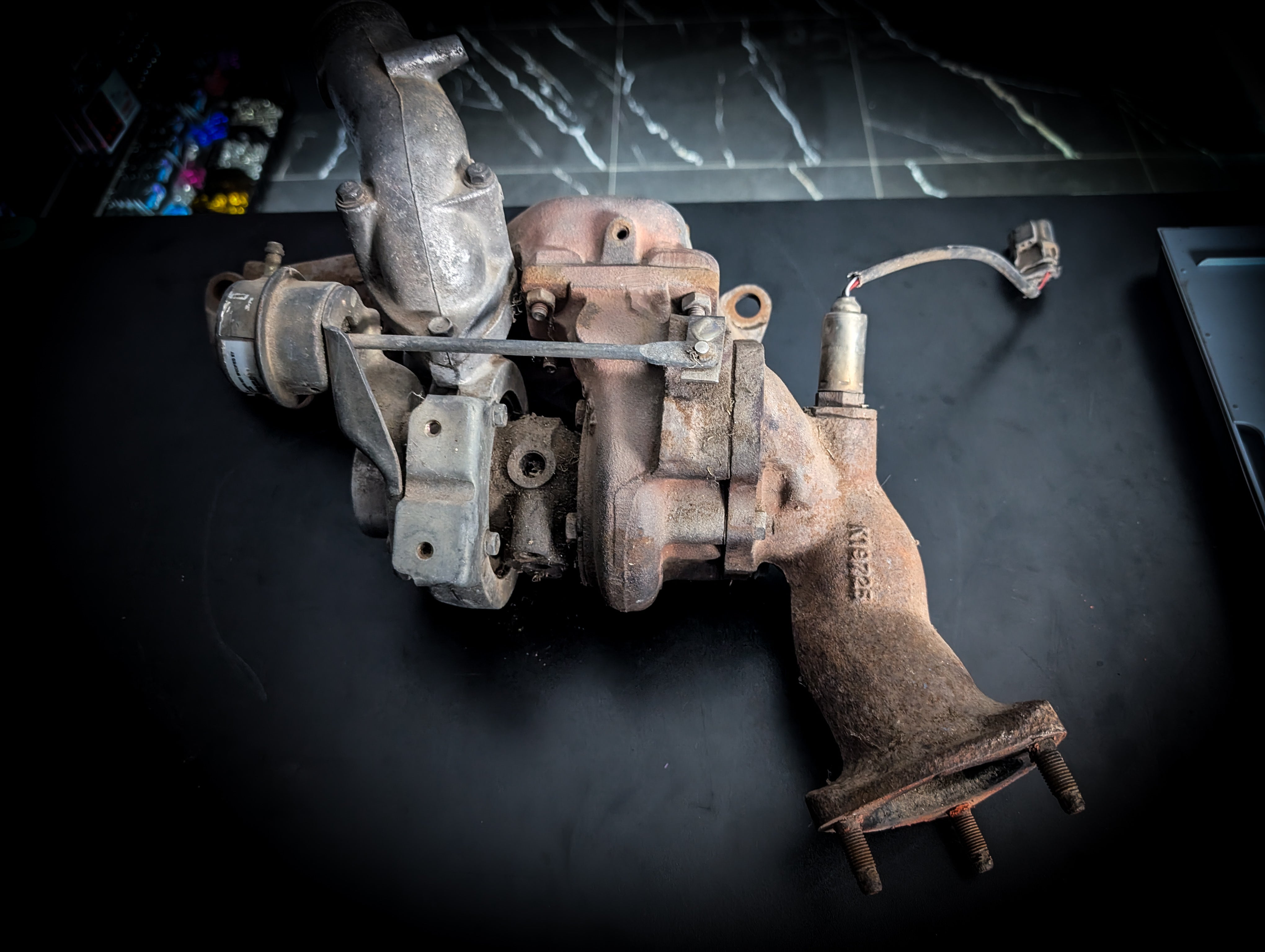 Nissan CA18DET GARRETT Turbo Complete with Dump and Exhaust Manifold